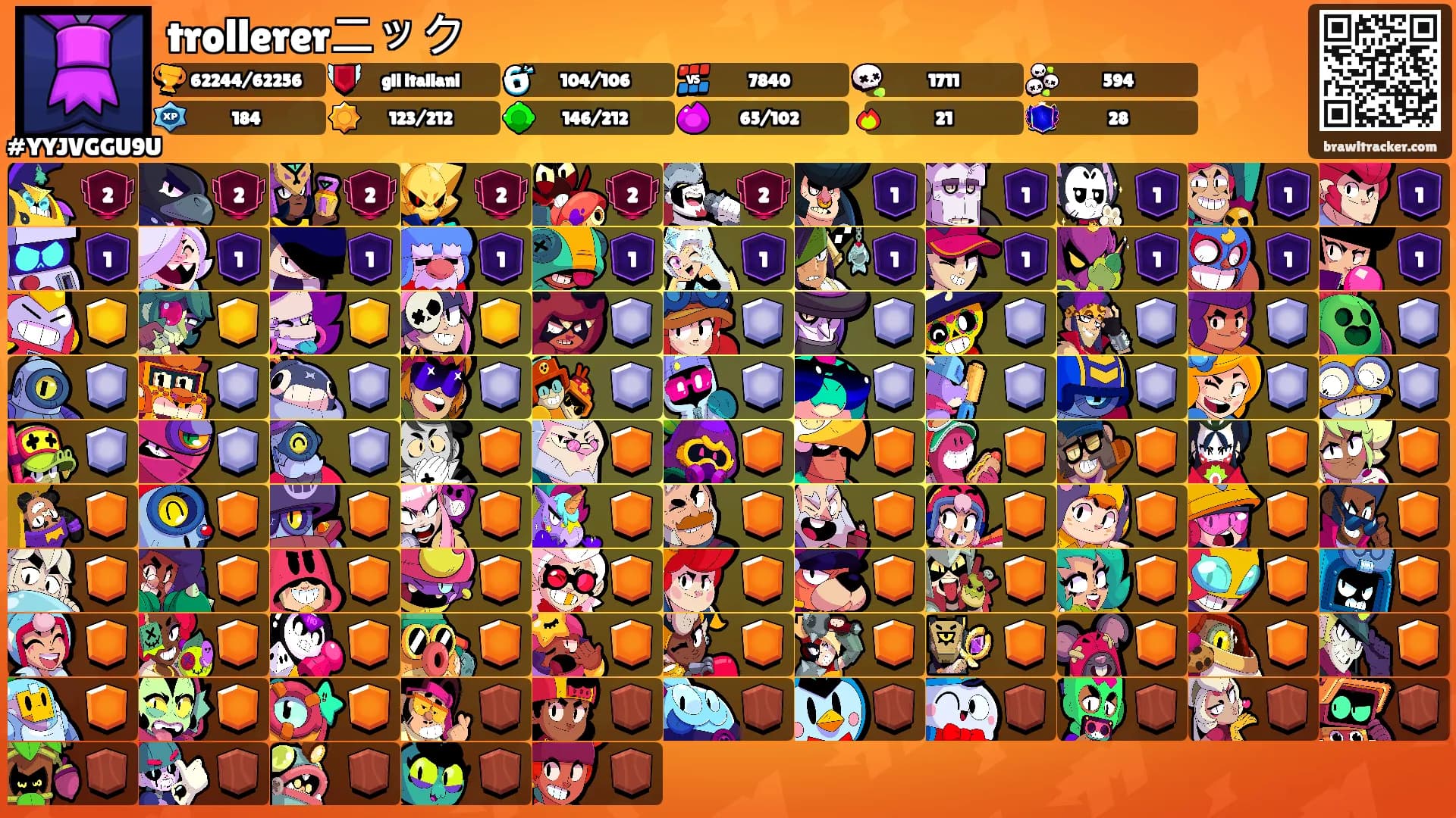 trollererニック's Ranks
