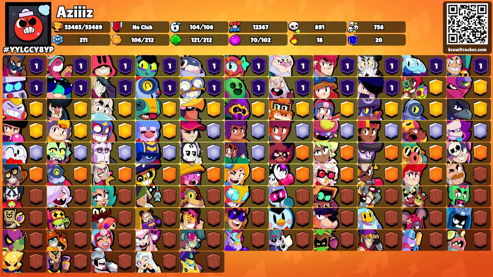 Aziiiz's Ranks