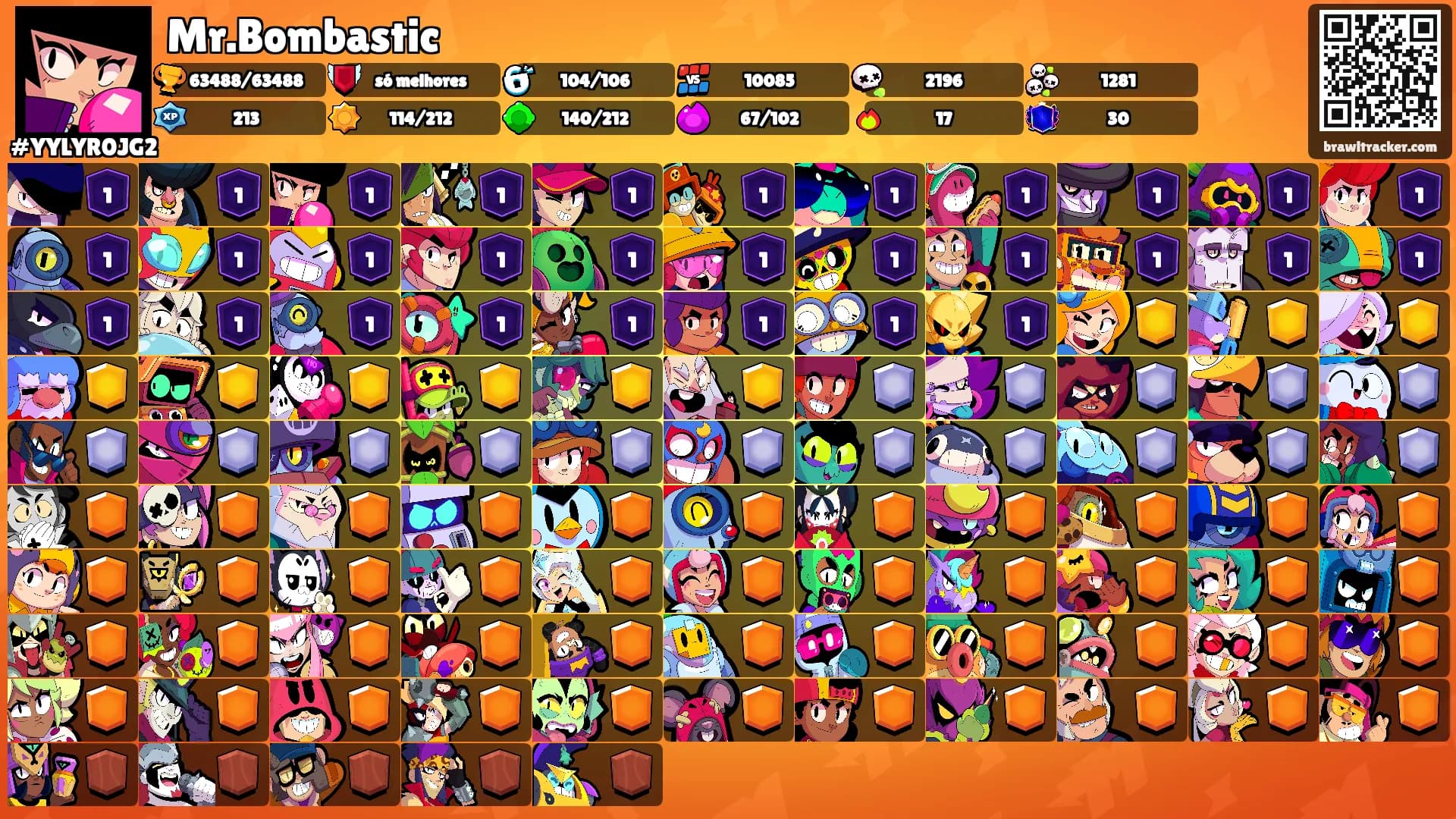 Mr.Bombastic's Ranks