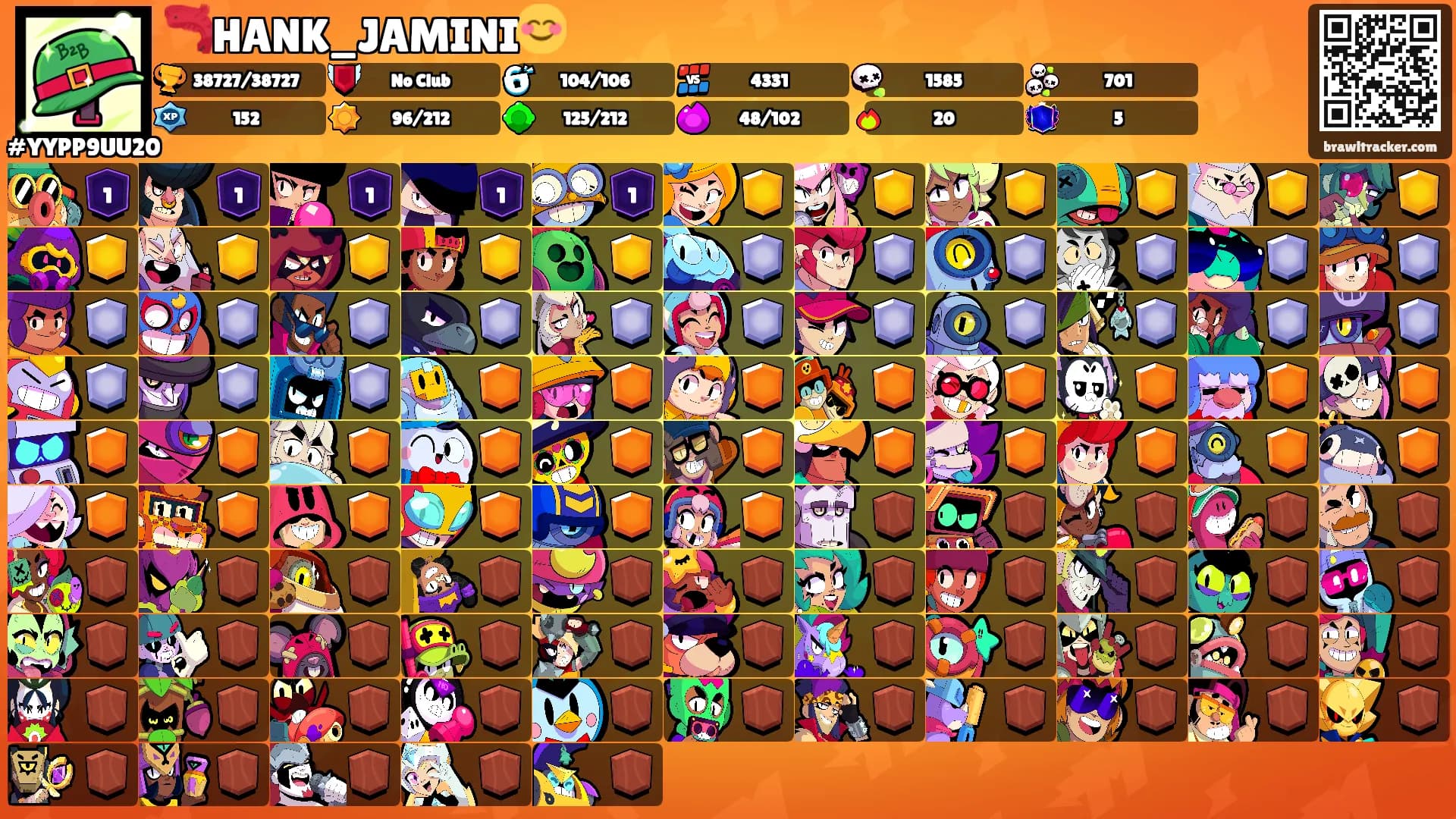 🦐HANK_JAMINI😊's Ranks