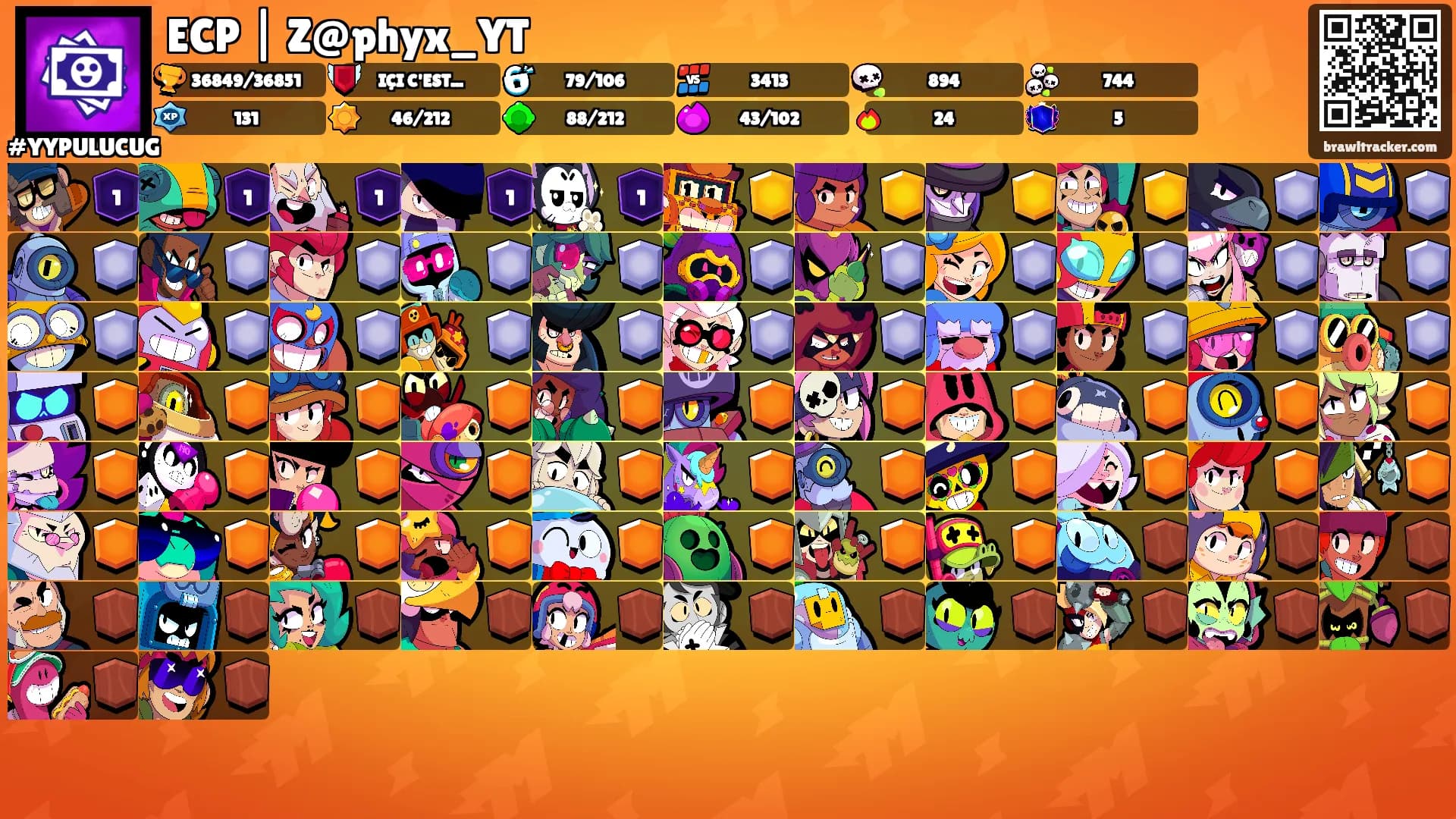 ECP | Z@phyx_YT's Ranks