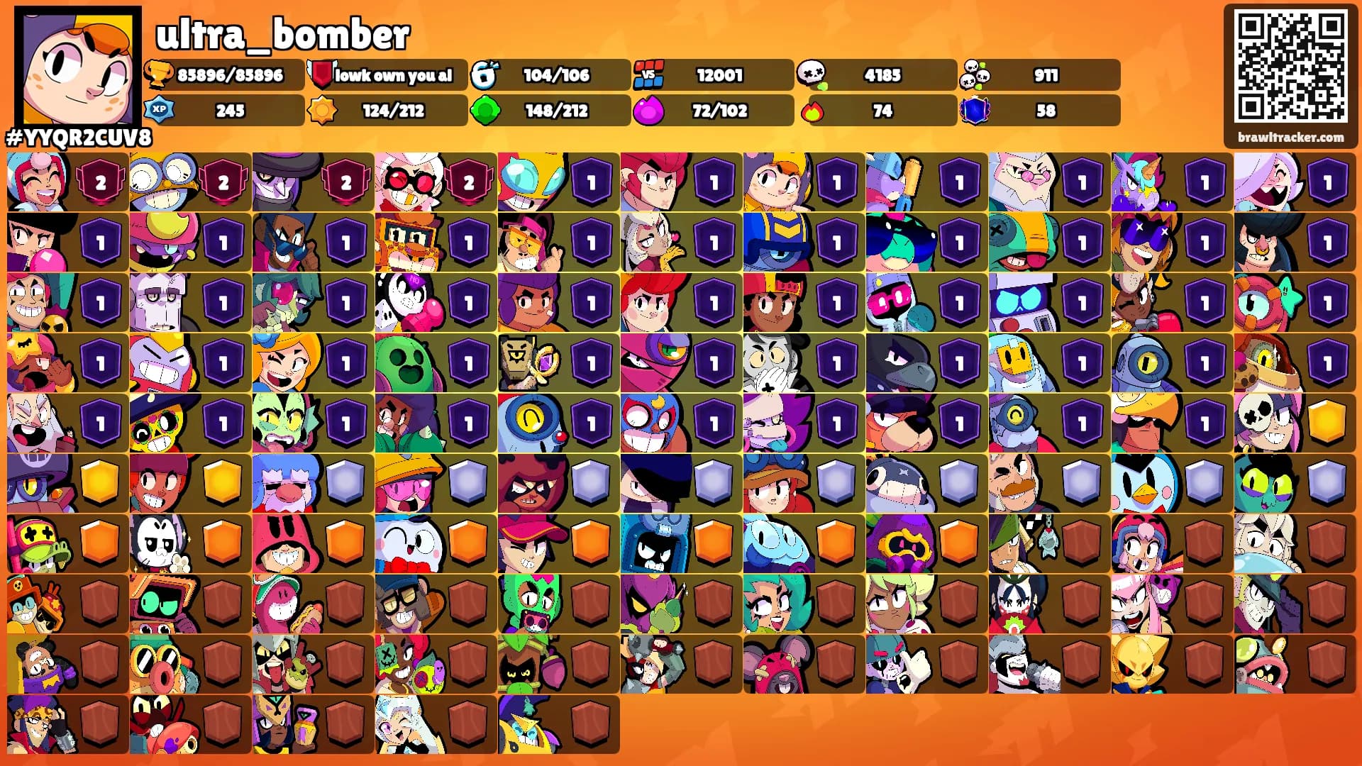 ultra_bomber's Ranks