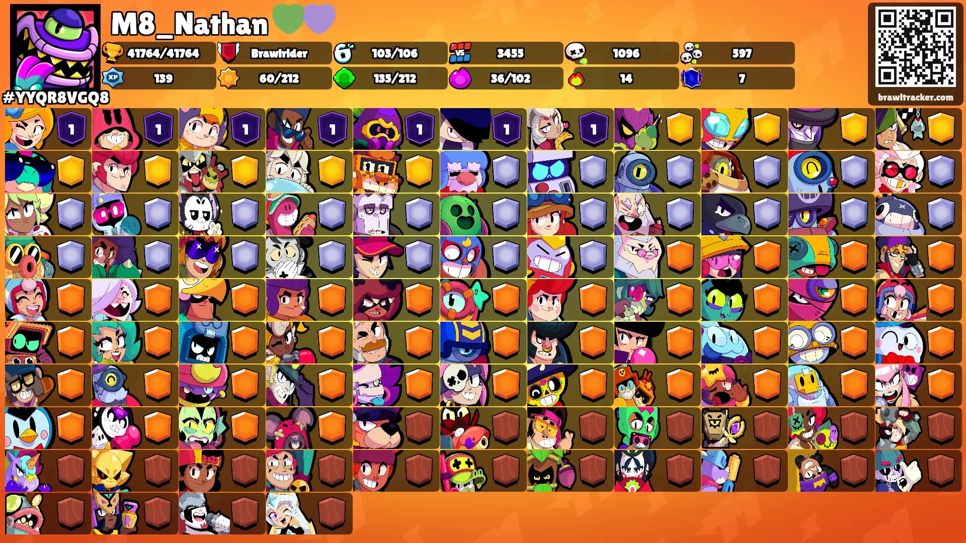 M8_Nathan 💚💜's Ranks