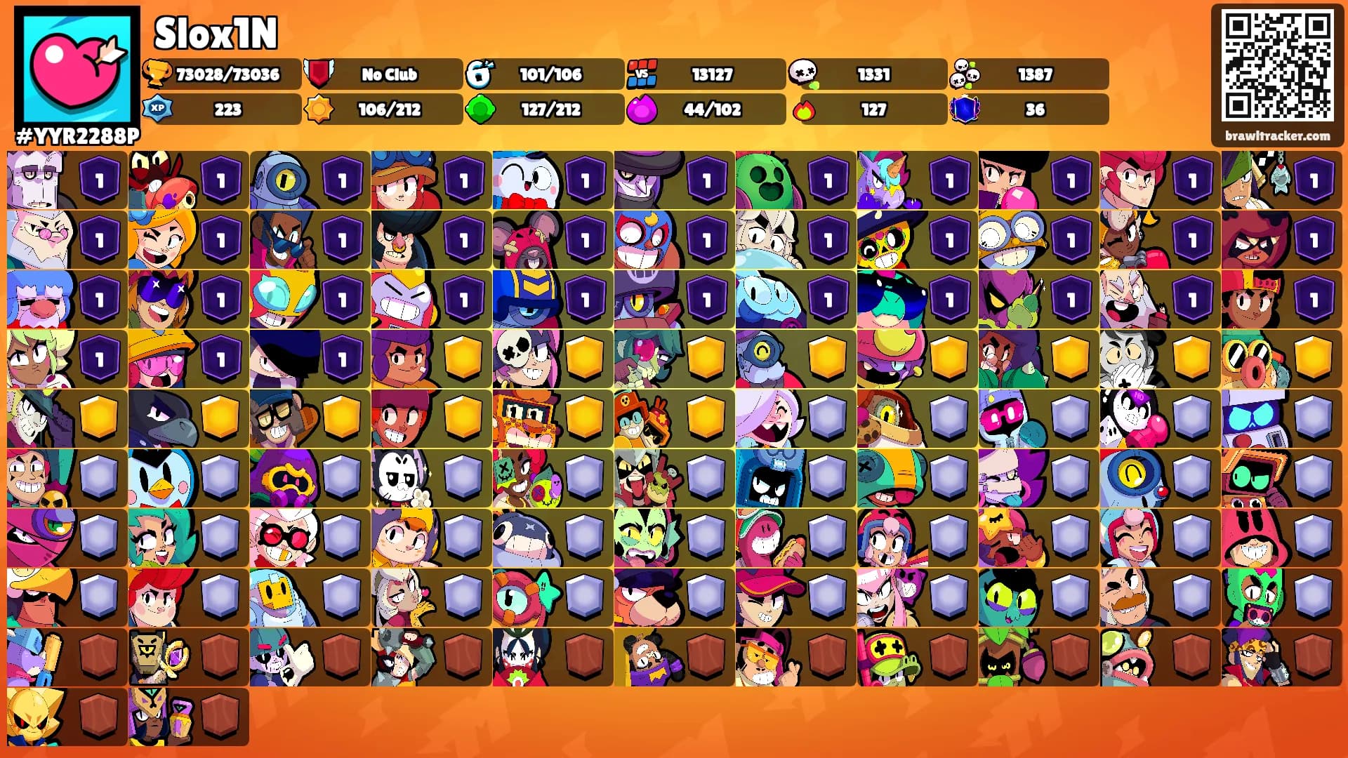 Slox1N's Ranks