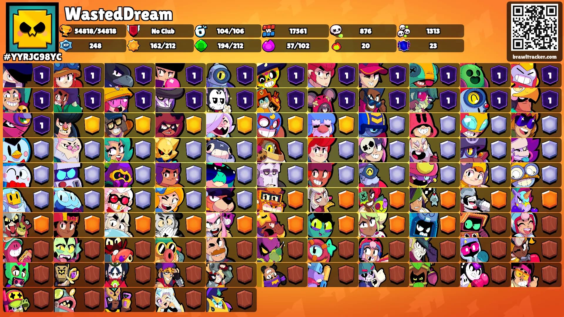 WastedDream's Ranks