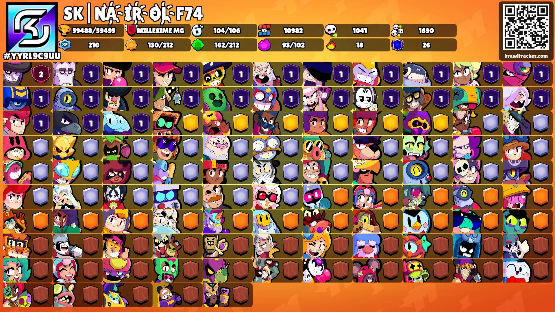 SK|NA҉IR҉OL҉F74's Ranks