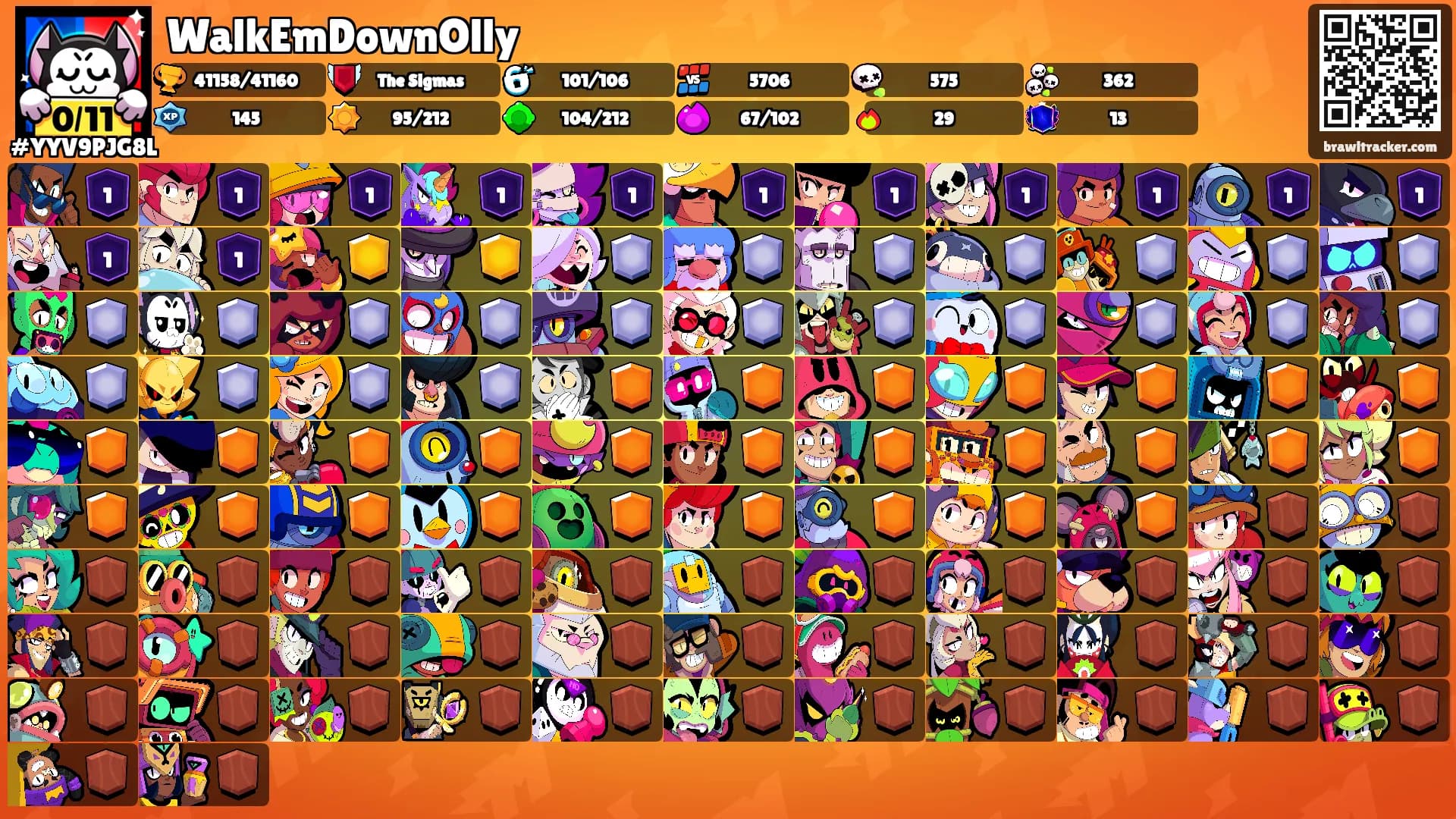 WalkEmDownOlly's Ranks