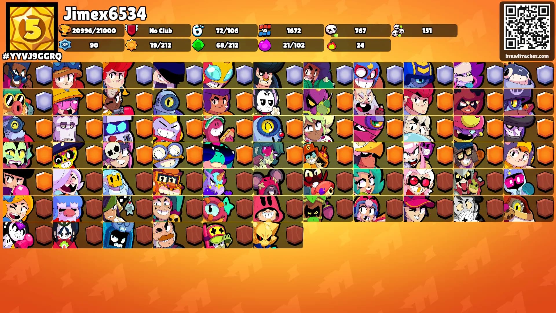 Jimex6534's Ranks