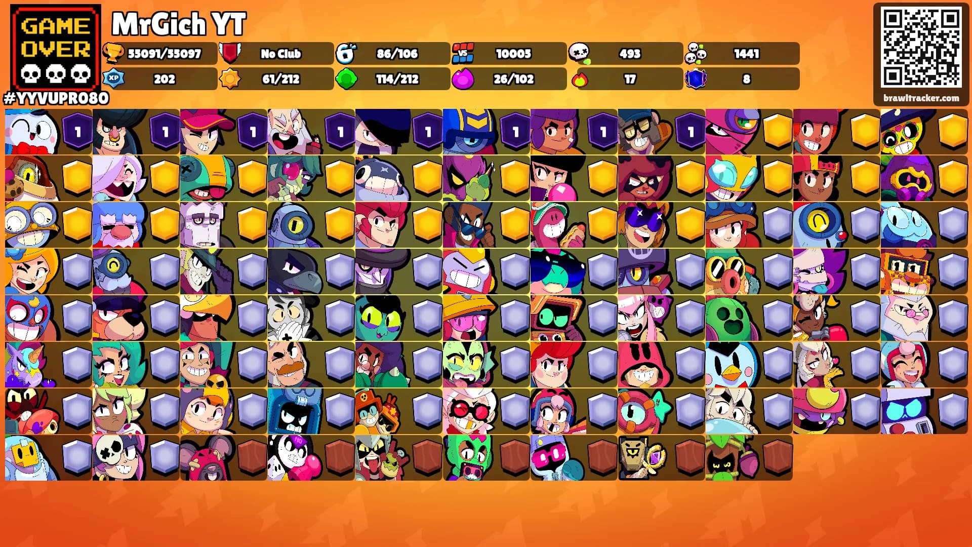 MrGich YT's Ranks