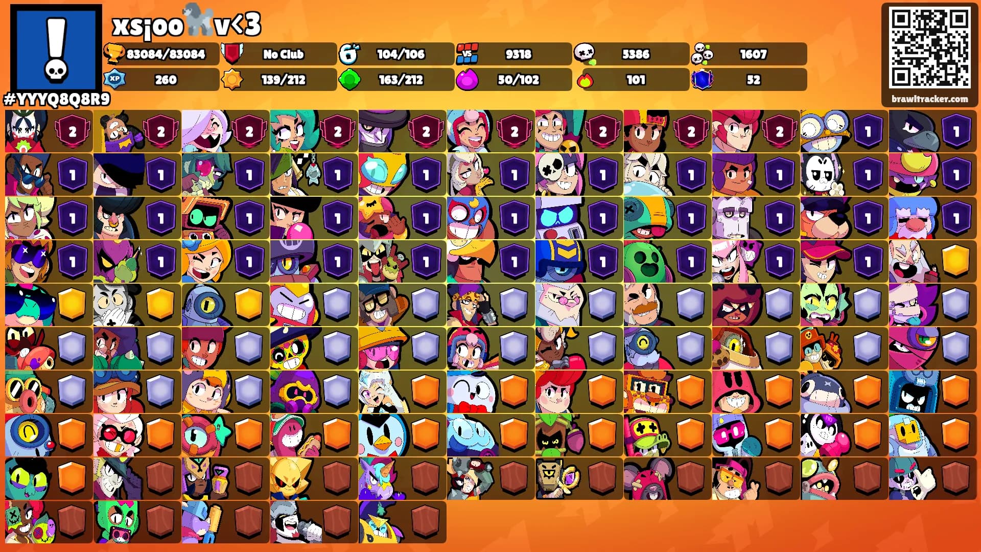 xs¡oo🐩v<3's Ranks